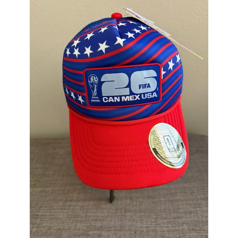 NWT FIFA World Cup 2026 USA Snapback Trucker Style  Adjustable Hat